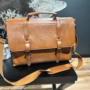 Brown Leather Briefcase